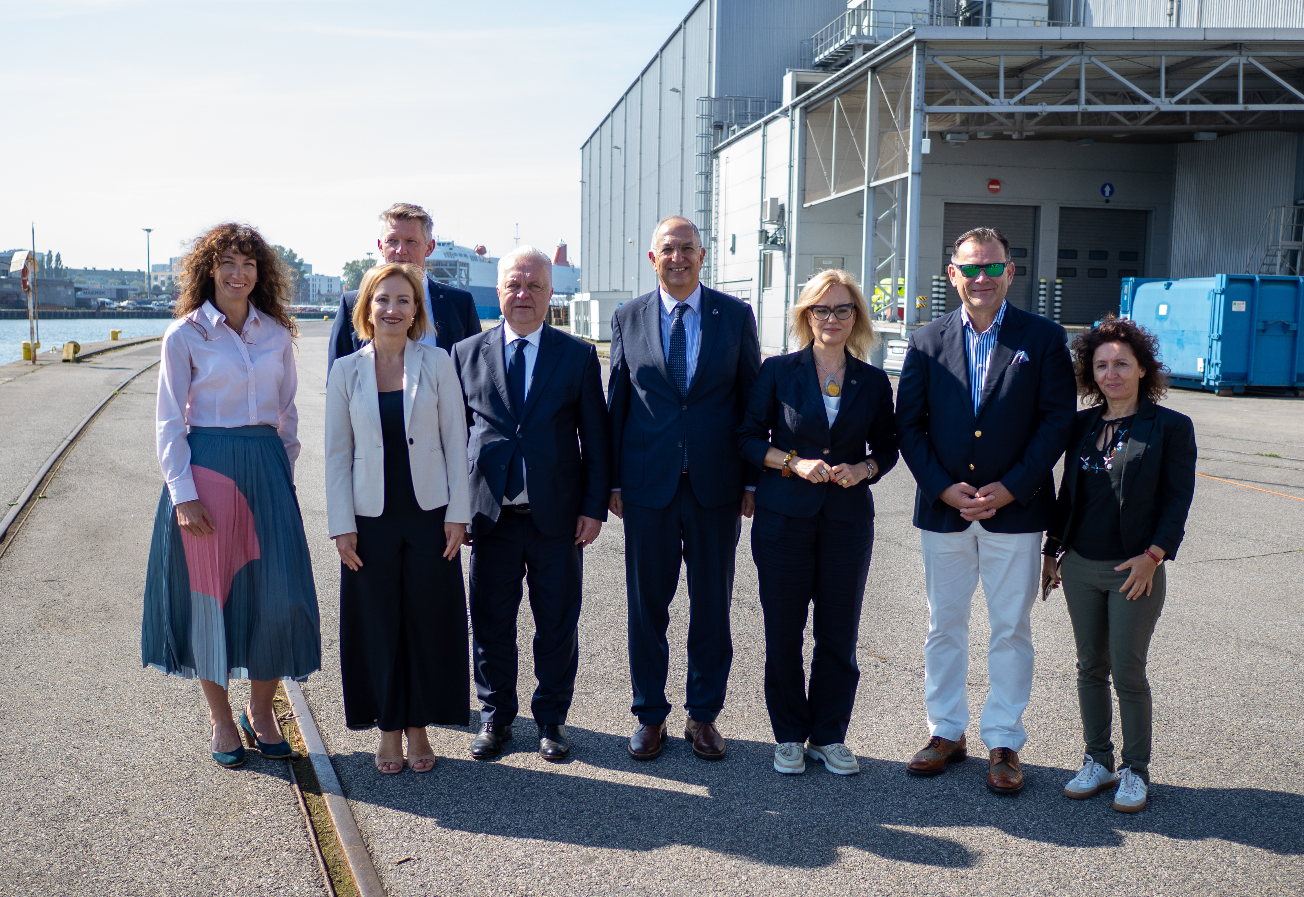 High-level delegation visits Coldstore Gdańsk 