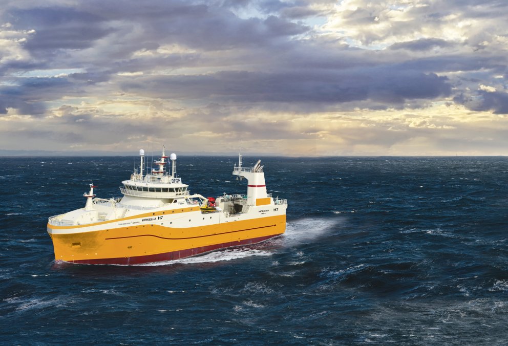 Kirkella at the Flemish Cap for the first time